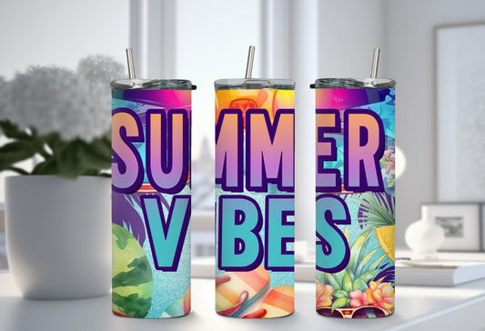 SUMMER VIBES TUMBLER