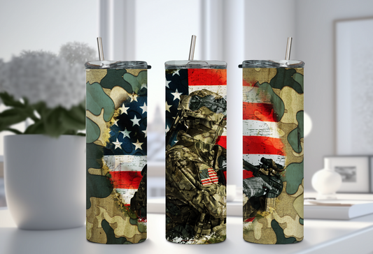 US Soldier Tumbler