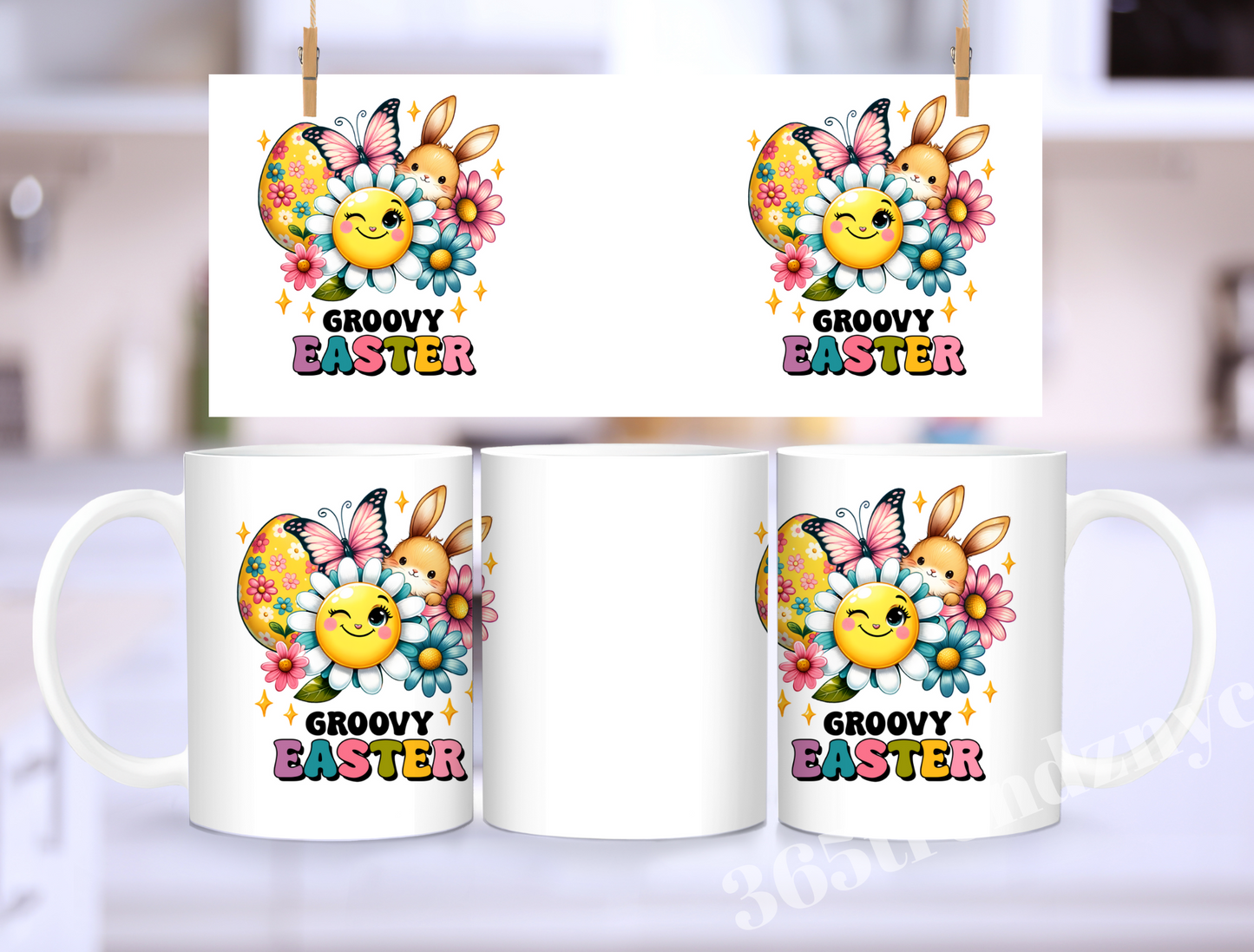 Groovy Easter Mug