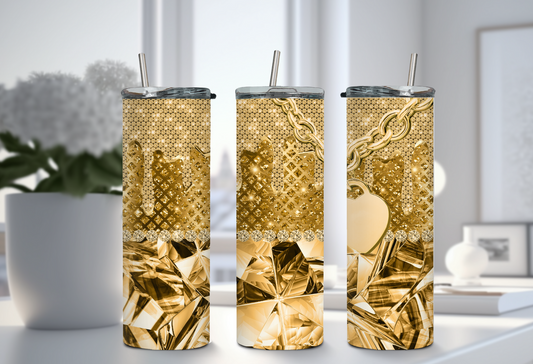 GOLD CHARM TUMBLER