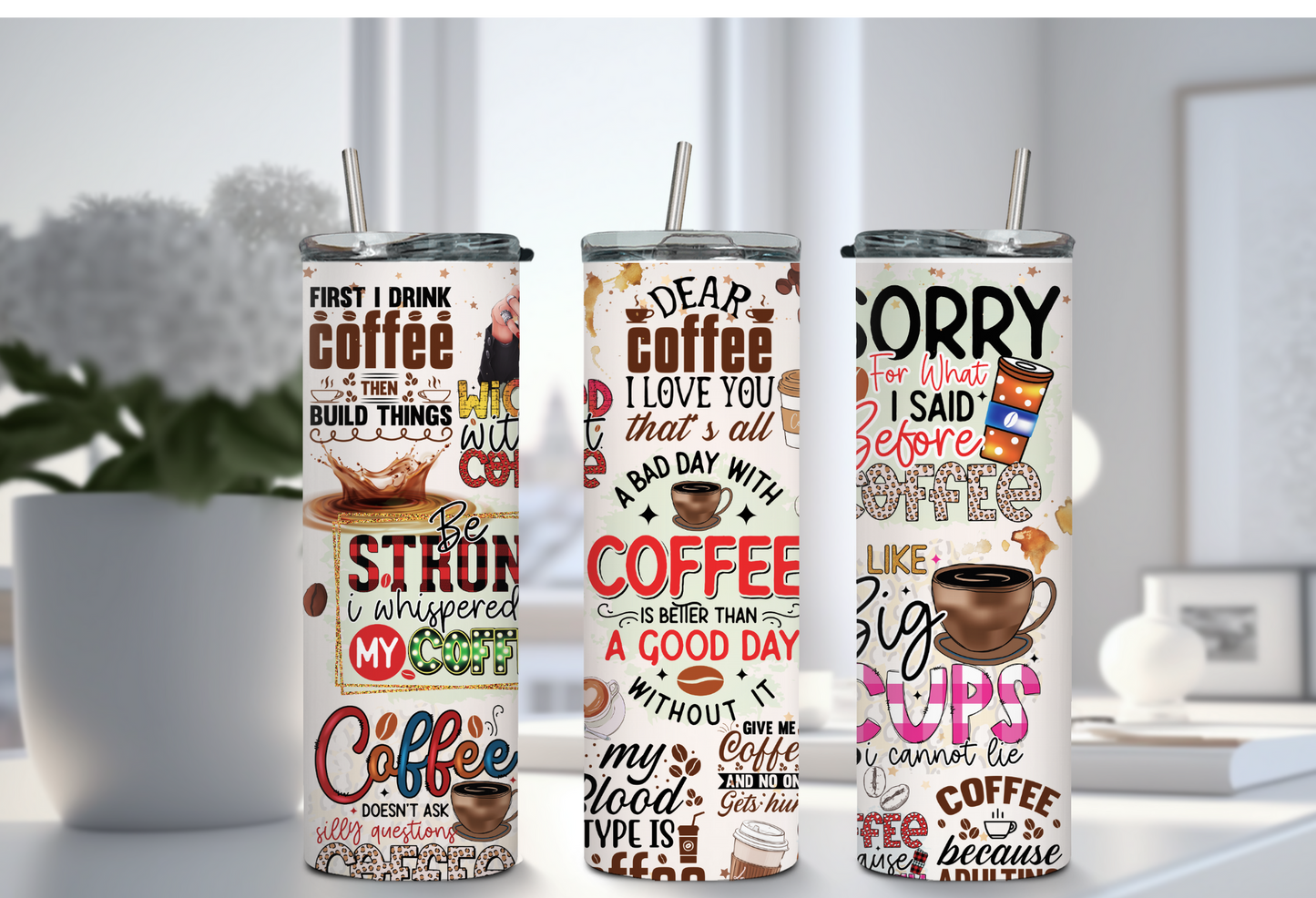 FUNNY COFFEE TUMBLER