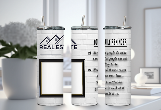 CUSTOMIZABLE REALTOR TUMBLER