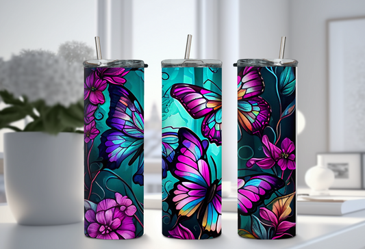 DREAMY BUTTERFLY TUMBLER