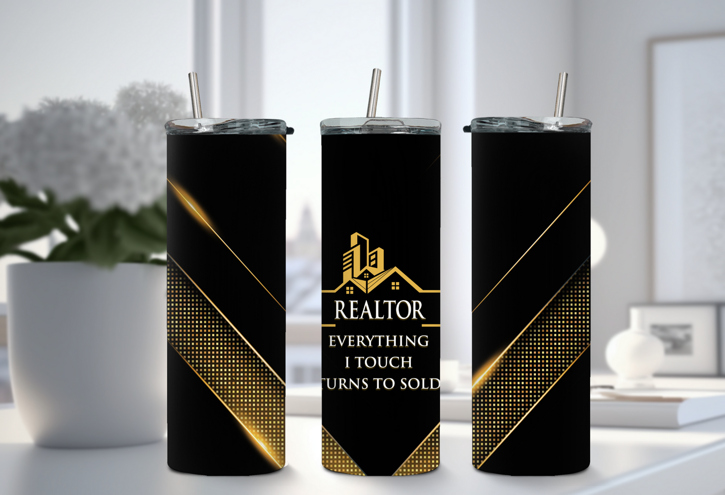 REALTOR GOLD TUMBLER