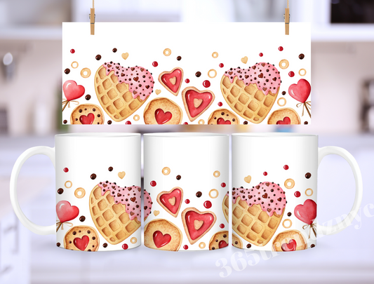 WAFFLE HEARTS MUG